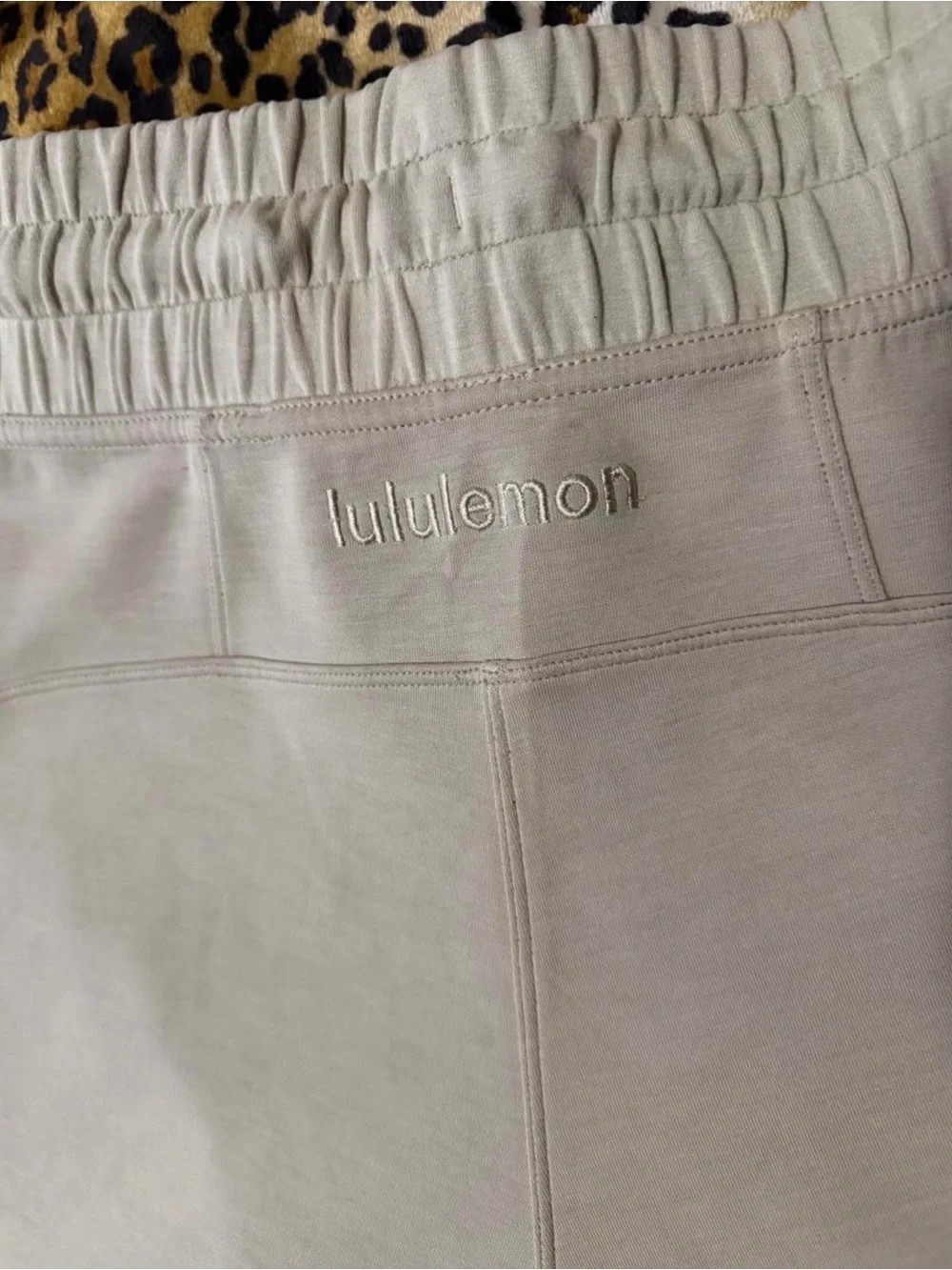 lululemon athletica  Pale Beige Athletic Shorts